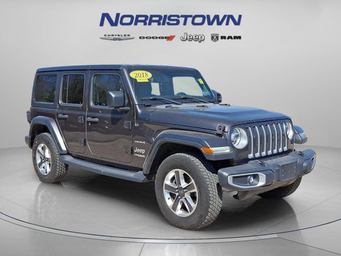 Certified 2018 Jeep Wrangler Unlimited Sahara AWD/4WD image 1