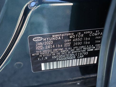 Used 2023 Genesis G70 3.3T w/ Sport Advanced Package image 59