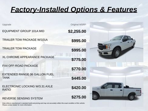 Used 2018 Ford F150 XL w/ Equipment Group 101A Mid AWD/4WD image 2