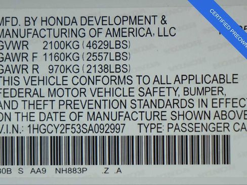 Certified 2025 Honda Accord Sport image 30