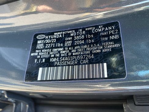 Certified 2023 Hyundai Elantra SEL w/ Convenience Package FWD image 25