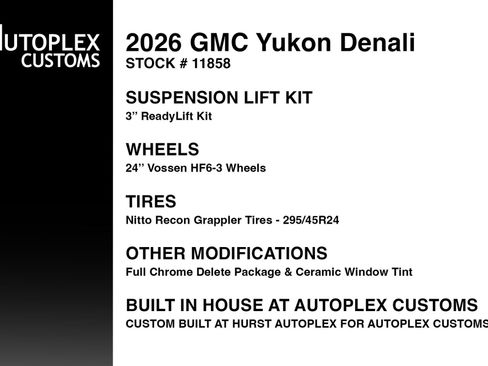 Used 2026 GMC Yukon Denali w/ Denali Reserve Package AWD/4WD image 2