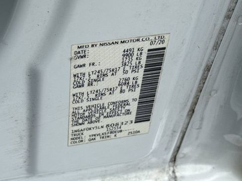 Used 2020 Nissan NV 3500 SV RWD image 40
