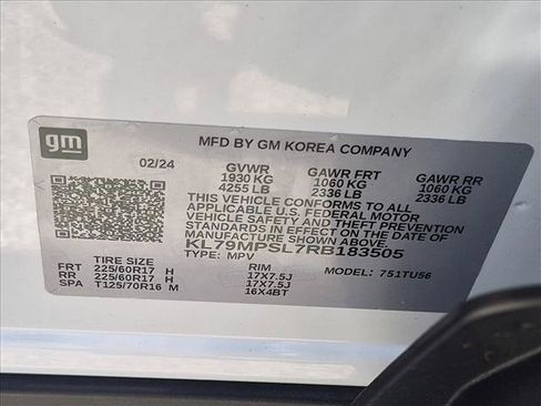 Used 2024 Chevrolet TrailBlazer LT w/ LT Cold Weather Package FWD image 23