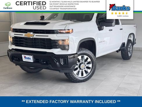 Certified 2024 Chevrolet Silverado 2500 Custom w/ Custom Convenience Package AWD/4WD image 1