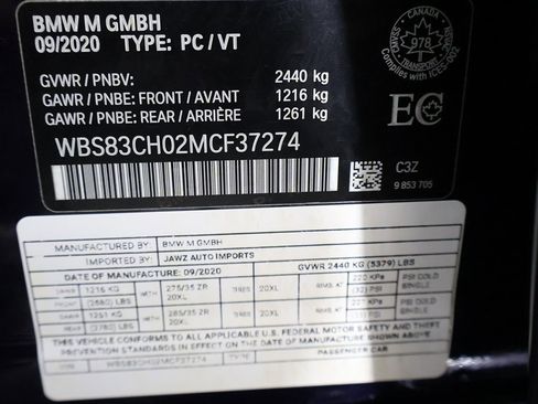 Used 2021 BMW M5 image 57