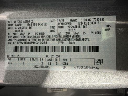 Used 2023 Ford F150 XLT w/ Equipment Group 302A High AWD/4WD image 22
