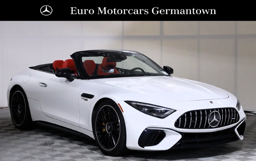 Certified 2022 Mercedes-Benz SL 55 AMG 4MATIC w/ Driver Assistance Package image 1