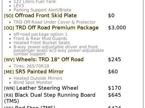 Used 2024 Toyota Tundra SR5 w/ TRD Off-Road Premium Package RWD image 4