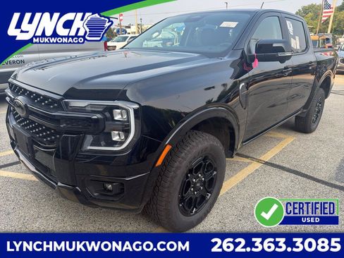 Used 2025 Ford Ranger Lariat w/ Black Appearance Package AWD/4WD image 1