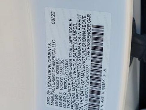 Certified 2022 Honda Accord LX image 31