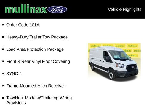 New 2026 Ford Transit 250 148 Medium Roof w/ Load Area Protection Package image 15