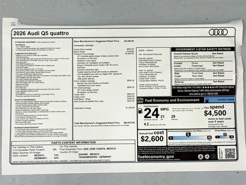 Used 2026 Audi Q5 Premium Plus w/ Premium Plus AWD/4WD image 9