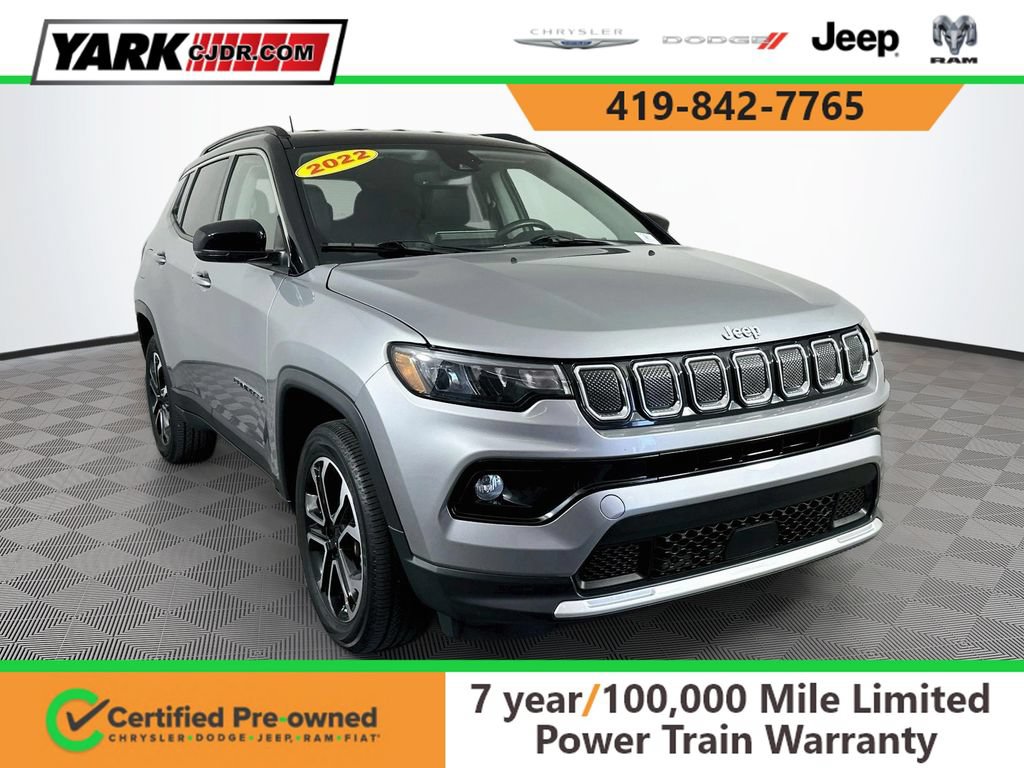 Certified 2022 Jeep Compass Limited AWD/4WD 360° Tour