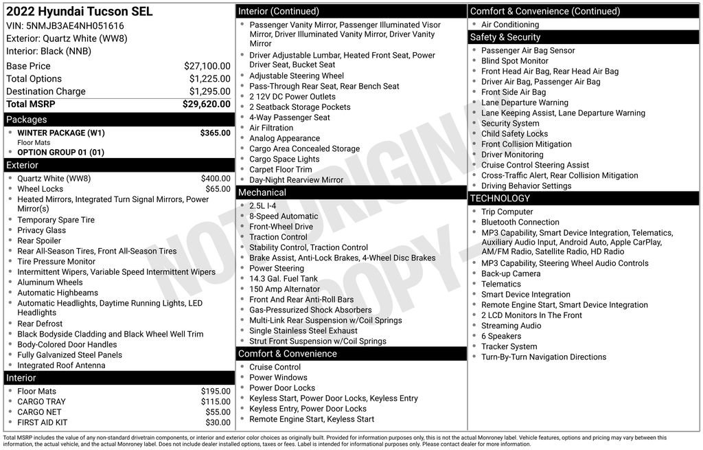 Used 2022 Hyundai Tucson SEL w/ Winter Package FWD image 29