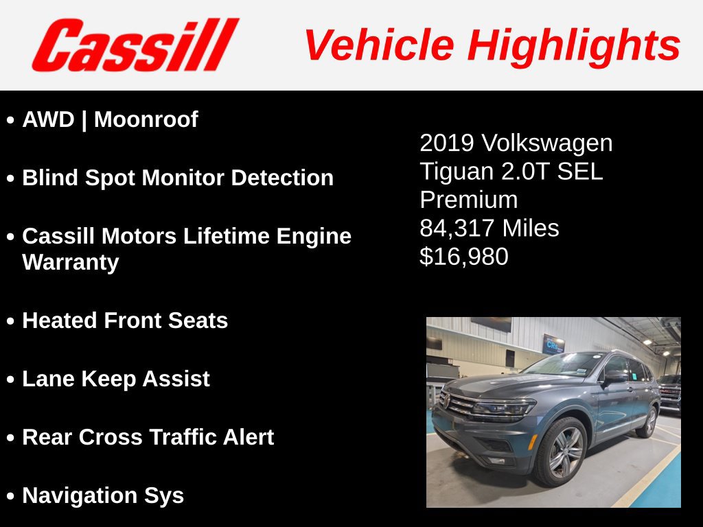 Used 2019 Volkswagen Tiguan SEL Premium AWD/4WD image 3