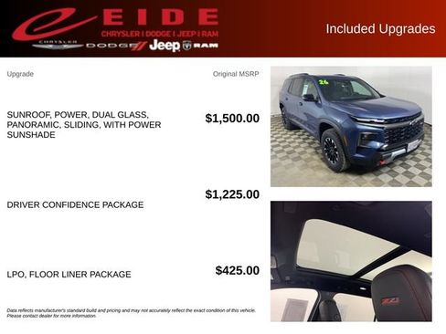 Used 2026 Chevrolet Traverse Z71 w/ Driver Confidence Package AWD/4WD image 13