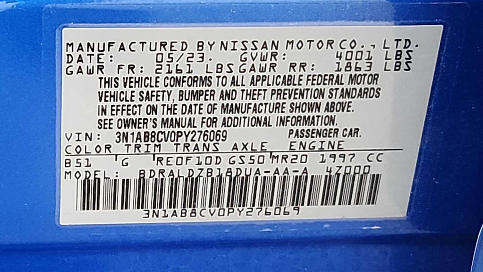 Used 2023 Nissan Sentra SV FWD image 11