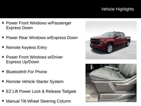 Used 2020 Chevrolet Silverado 1500 Custom w/ Custom Value Package image 14