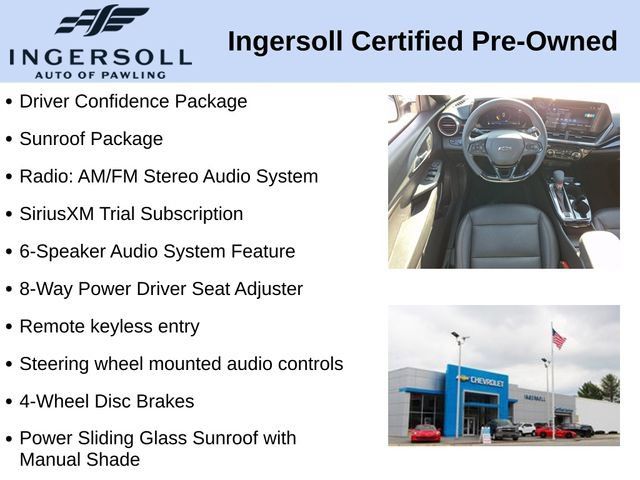 Used 2025 Chevrolet Trax RS w/ Sunroof Package FWD image 10
