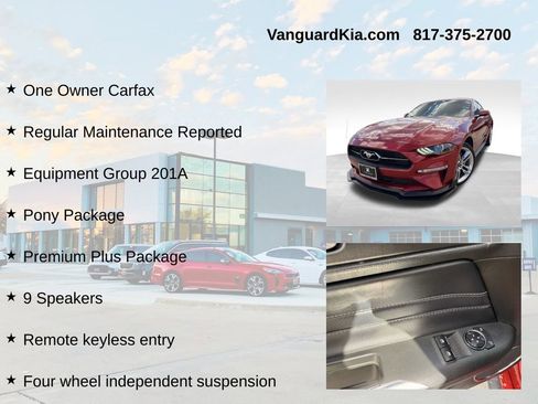 Used 2020 Ford Mustang Premium w/ Equipment Group 201A image 6