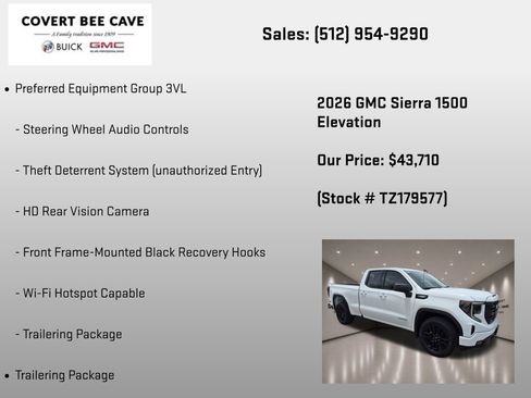 New 2026 GMC Sierra 1500 Elevation AWD/4WD image 24