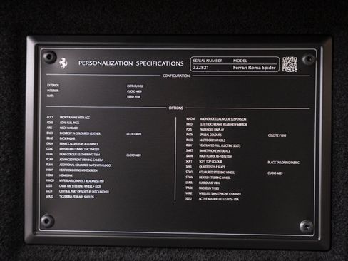 Used 2025 Ferrari Roma Spider RWD image 48