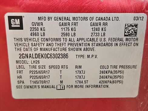 Used 2012 Chevrolet Equinox LT FWD image 26