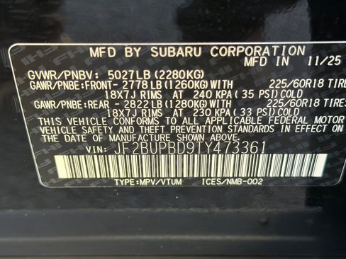 New 2026 Subaru Outback Premium image 27