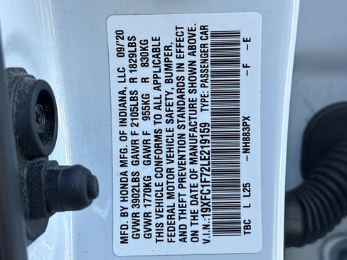 Used 2020 Honda Civic EX-L image 30