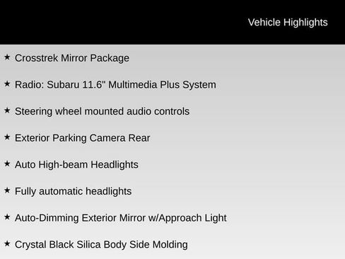 Certified 2025 Subaru Crosstrek 2.5i Limited w/ Crosstrek Mirror Package image 5