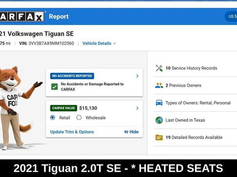Used 2021 Volkswagen Tiguan SE FWD image 6