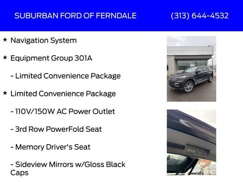 Used 2023 Ford Explorer Limited w/ Equipment Group 301A image 4