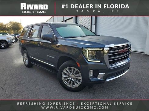 Used 2021 GMC Yukon SLT w/ SLT Premium Package image 46