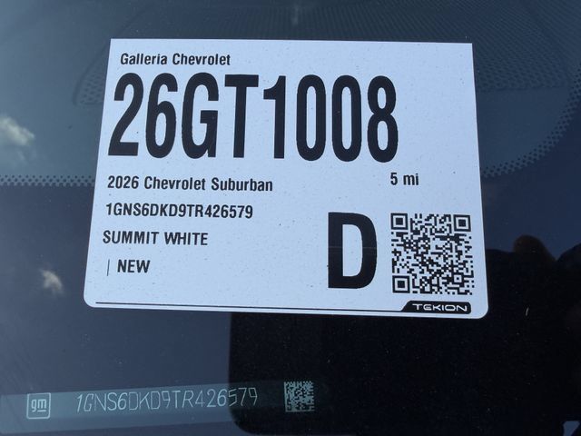 New 2026 Chevrolet Suburban Z71 w/ Comfort Package AWD/4WD image 24