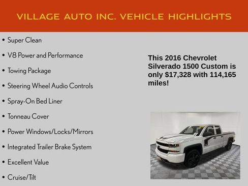 Used 2016 Chevrolet Silverado 1500 Custom w/ Rally 1 Edition image 7