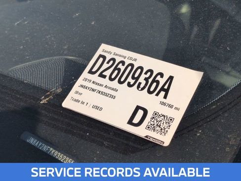 Used 2019 Nissan Armada Platinum w/ Captain's Chairs Package image 5