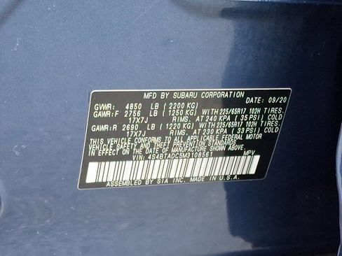 Used 2021 Subaru Outback Premium image 28