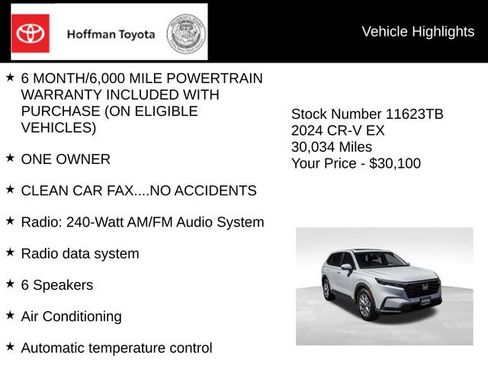 Used 2024 Honda CR-V EX image 5