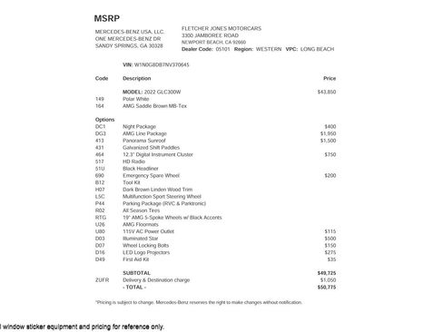 Used 2022 Mercedes-Benz GLC 300 image 2