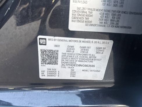 Used 2022 GMC Sierra 1500 SLT image 9