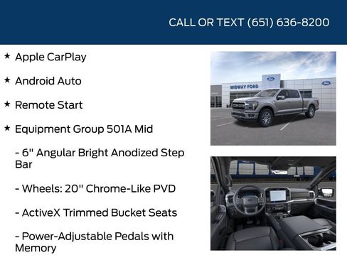 New 2026 Ford F150 Lariat w/ Equipment Group 501A Mid AWD/4WD image 5