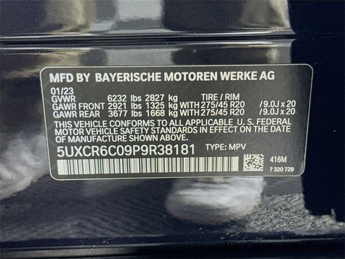 Certified 2023 BMW X5 xDrive40i w/ M Sport Package image 33