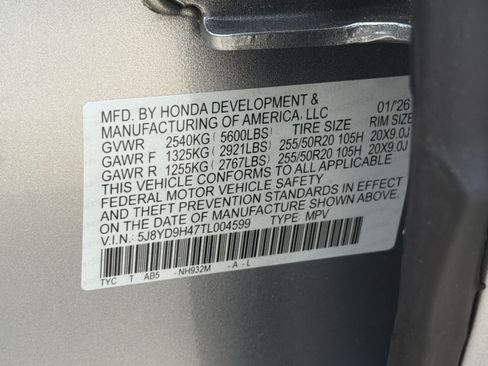 Certified 2026 Acura MDX FWD w/ Technology Package image 36