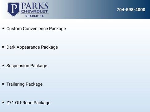 New 2026 Chevrolet Silverado 1500 Custom Trail Boss w/ Dark Appearance Package image 14