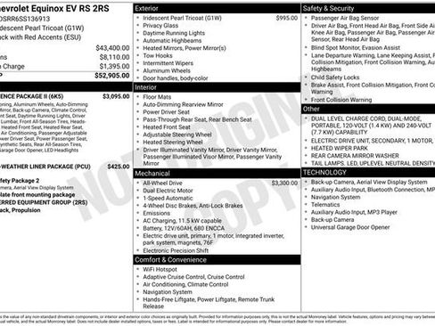 Used 2025 Chevrolet Equinox EV RS w/ Convenience Package II image 21