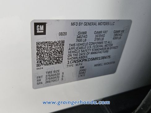 Used 2021 Chevrolet Tahoe Z71 w/ Z71 Signature Package image 14