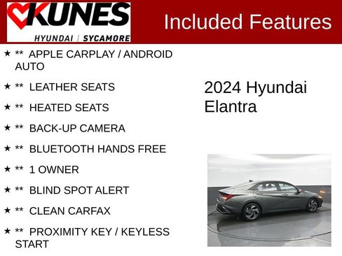 Used 2024 Hyundai Elantra Limited FWD image 2