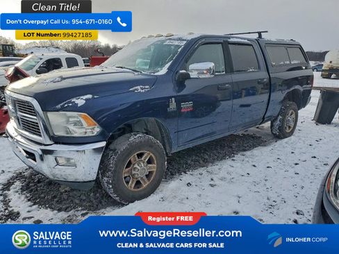 Used 2011 RAM 2500 Laramie w/ HD Snow Plow Prep Group image 1
