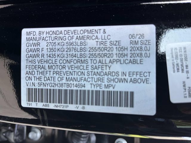 New 2026 Honda Pilot Sport image 21